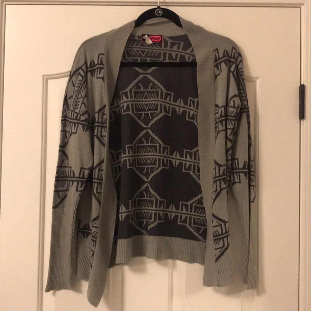 Fun tribal printed Cardigan